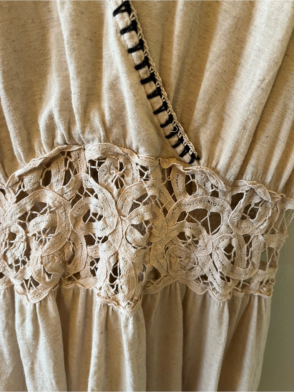 Free People. Meghan Embroidered Peplum tank whimsical boho chic - Picture 4 of 8
